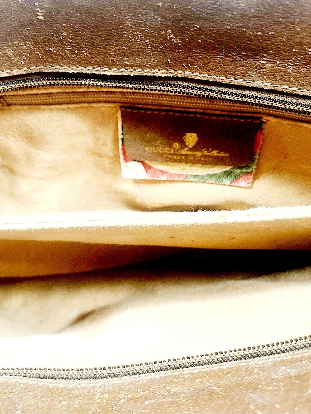 Gucci Canvas Leather Clutch Bag - Picture 5 of 9
